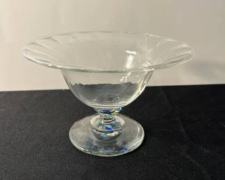 M68 - $30. Signed Art Glass Bowl. 