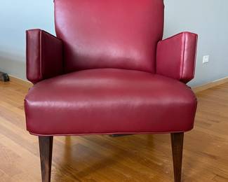 FAUX LEATHER VINTAGE CHAIRS