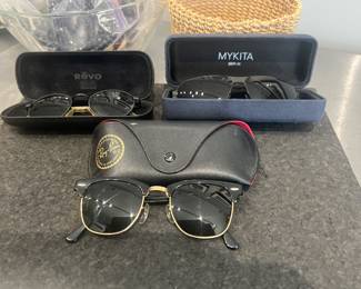 MYKITA, REVO AND RAY BAN SUNGLASSES