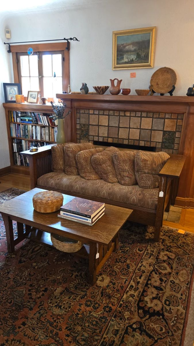 Mission sofa & coffee table