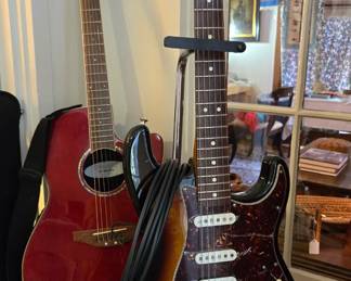 Fender guitar (mx)
Ovation acoustic/ electric guitar 