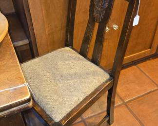 Antique kitchen chairs (4)