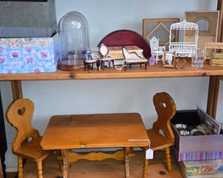 American Girl 1st edition table with chairs 