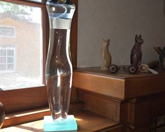 Maurice Alvarado art glass sculpture 