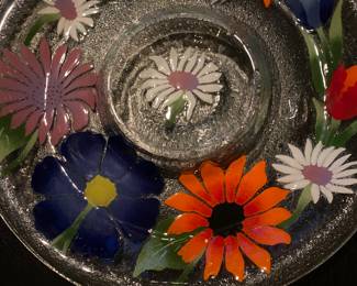 Wm McGrath Fusion Art Glass Chip Dip 