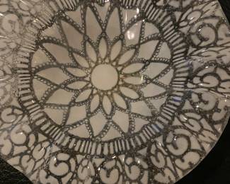 Vintage Bill Sydenstricker Fusion Glass Berry Bowl