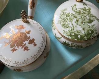 Vintage Hand Painted Silent Butler