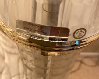 Crystal Clear Industries Crystal Tall Floor Lamp, Made in Hungary