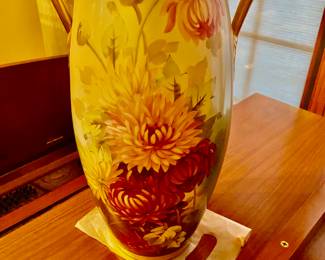 Antique Hand Painted Double Handle Limoges France