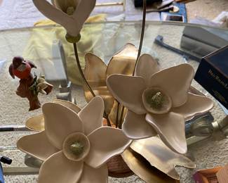 Mid Century Winifred Cole Ceramic Metal Sculpture