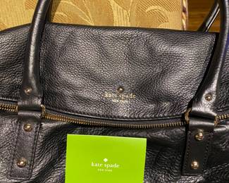 Kate Spade Leather Satchel with ID Card