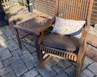 Mission Style Rocking Chair (2)