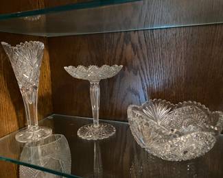 Antique American Brilliant Sawtooth