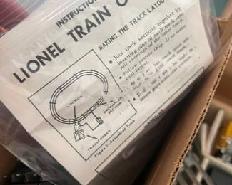 Lionel Train Set and Tracks with Box