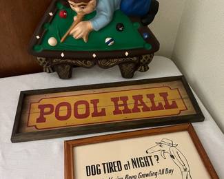 Retro man cave decor