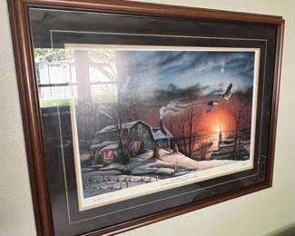 One of 3 Terry Redlin prints
