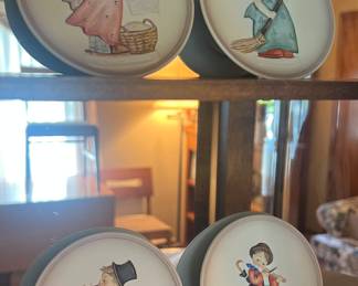Hummel Miniature Plates with Boxes