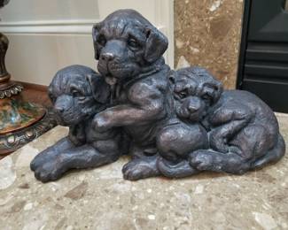 Puppies Sculpture