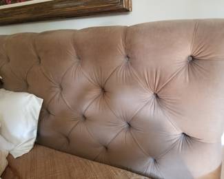 King Size Button Tufted Headboard (Bedding sold separately.)  - Headboard Detail