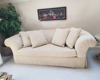 Oversized Re-Upholstered Sofa, attributed to Marge Carson