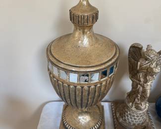 Gold Mirrored Urn