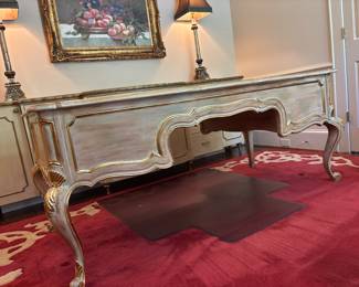 Marge Carson Bureau Plat Writing Desk - Back