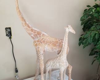 Giraffe Art - Pair