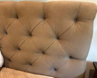 King Size Button Tufted Headboard (Bedding sold separately.)  - Headboard Detail
