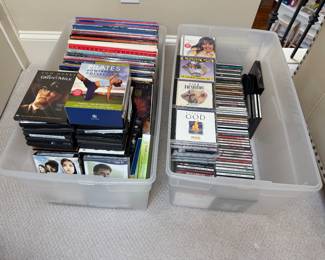 Music Laser Discs, CD’s and DVD’s