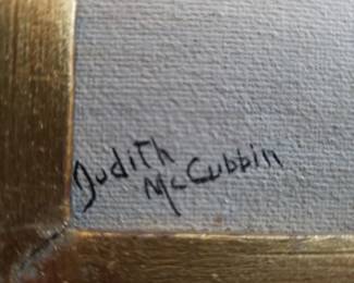 Oil Painting by Judith McCubbin (Beautiful Frame) - 1 of 2 - Detail