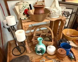 vases, pitchers, baskets