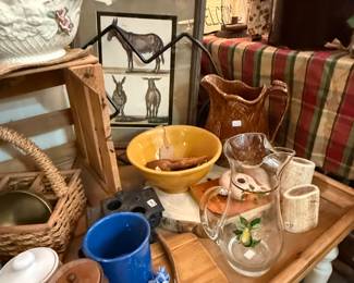 bowls, art, pitchers,