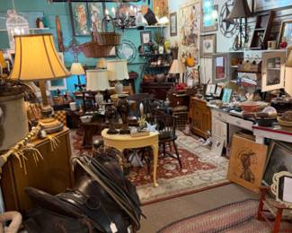 A room full of treasures, items IN THIS ROOM ONLY will have special discounts during the weekend. Only a few items excluded from that list which will be marked "firm". Additional percentages taken Sept. 5, 6 & 7th (in this room).