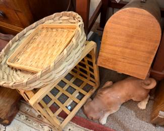 baskets and other decor