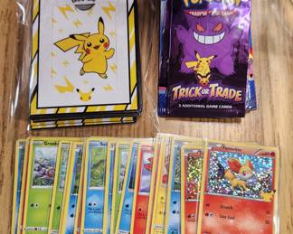 Pokemon trading cards.