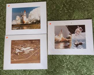 Space Shuttle Orbiter mounted on a modified Boeing 747 shuttle carrier aircraft. Photos by John W. Holland.