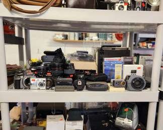 Cameras and accessories. 
