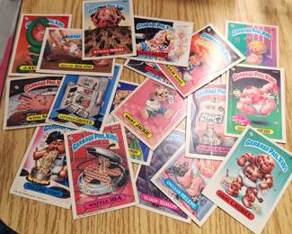 Garbage Pail Kids trading cards.