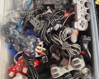 Game controllers.