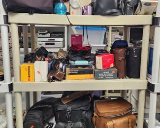 Cameras and accessories. 