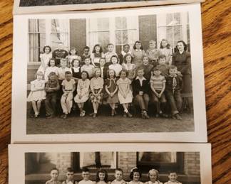 FIRST, SECOND AND THIRD GRADE CLASS PHOTOS. (I believe Berrien Springs).