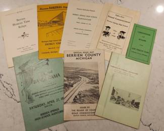 Berrien Springs memorabilia. 
