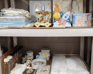 Vintage baby items.