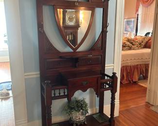 Antique Hall Tree