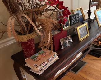 Lovely library or sofa table. Great size!