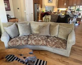 Angled sofa sectional