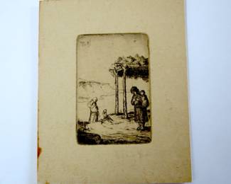 Will Shuster Etching