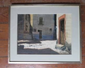 Mario Larrinaga "Street (Guanajuato, Mex)" 