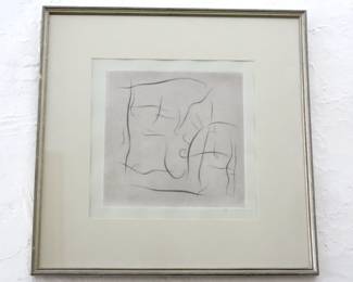 Earl Stroh "Allegro" Solar Intaglio Print