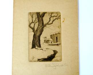 Will Shuster Etching